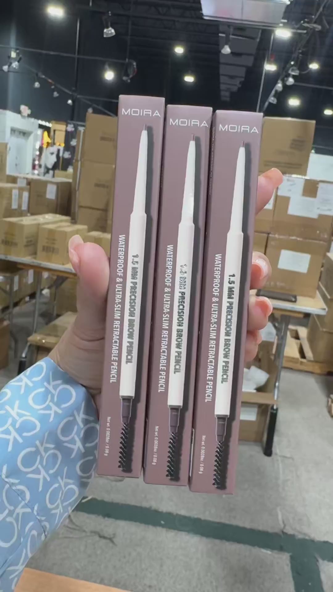 Lápiz para Ceja Marrón Medio Moira Beauty | Cosméticos al por Mayor