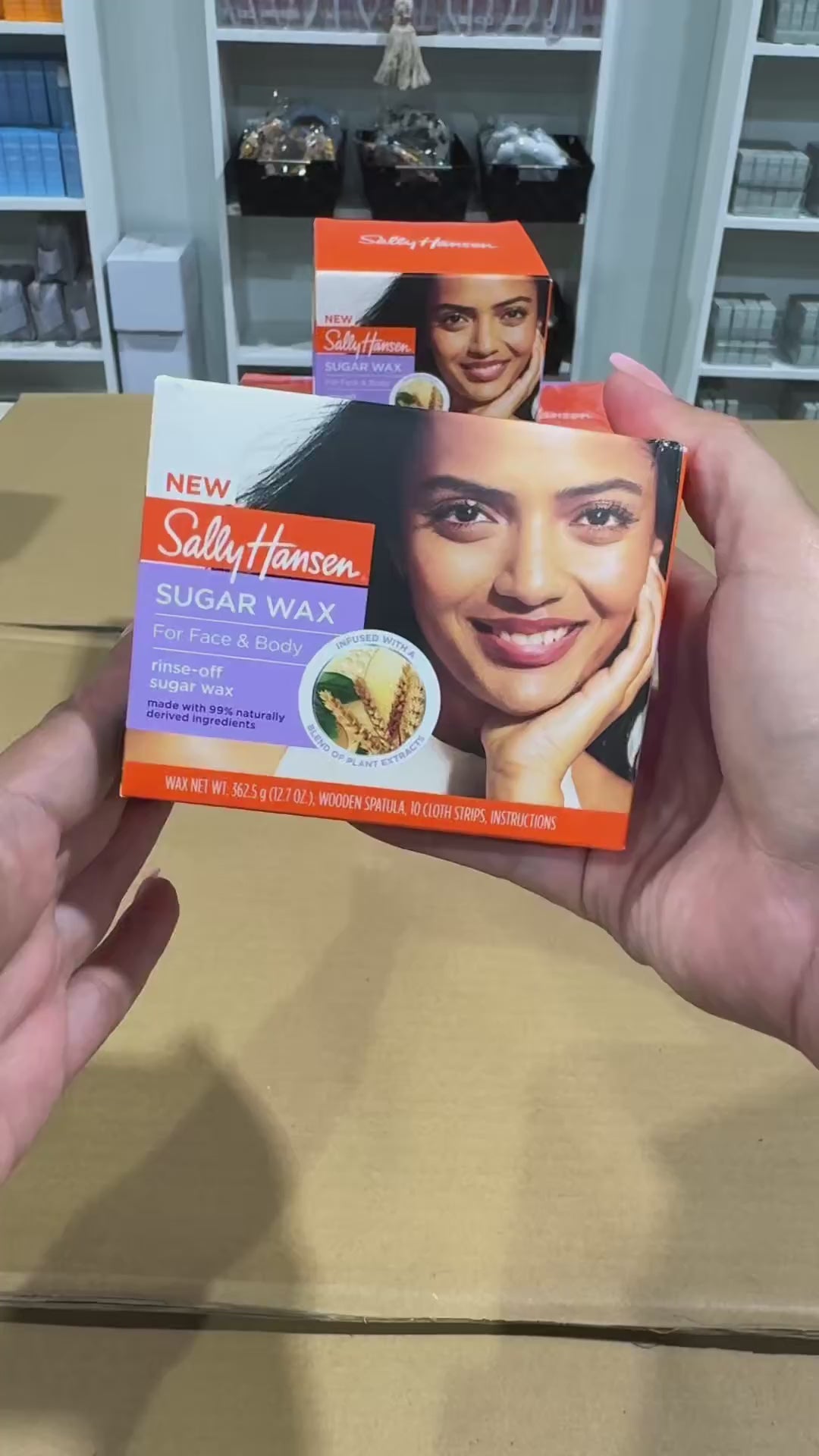 Sugar Wax para Rostro y Cuerpo Sally Hansen | Cosméticos al por Mayor