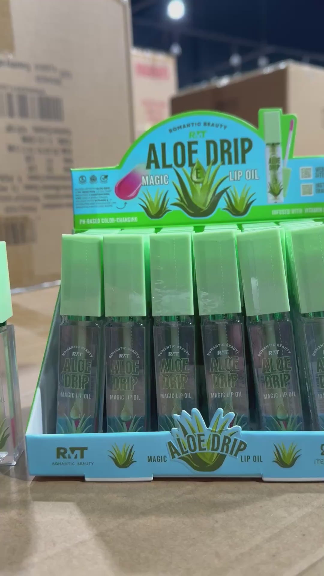 Aceite Labial Mágico Aloe Drip Romantic Beauty | Cosméticos al por Mayor