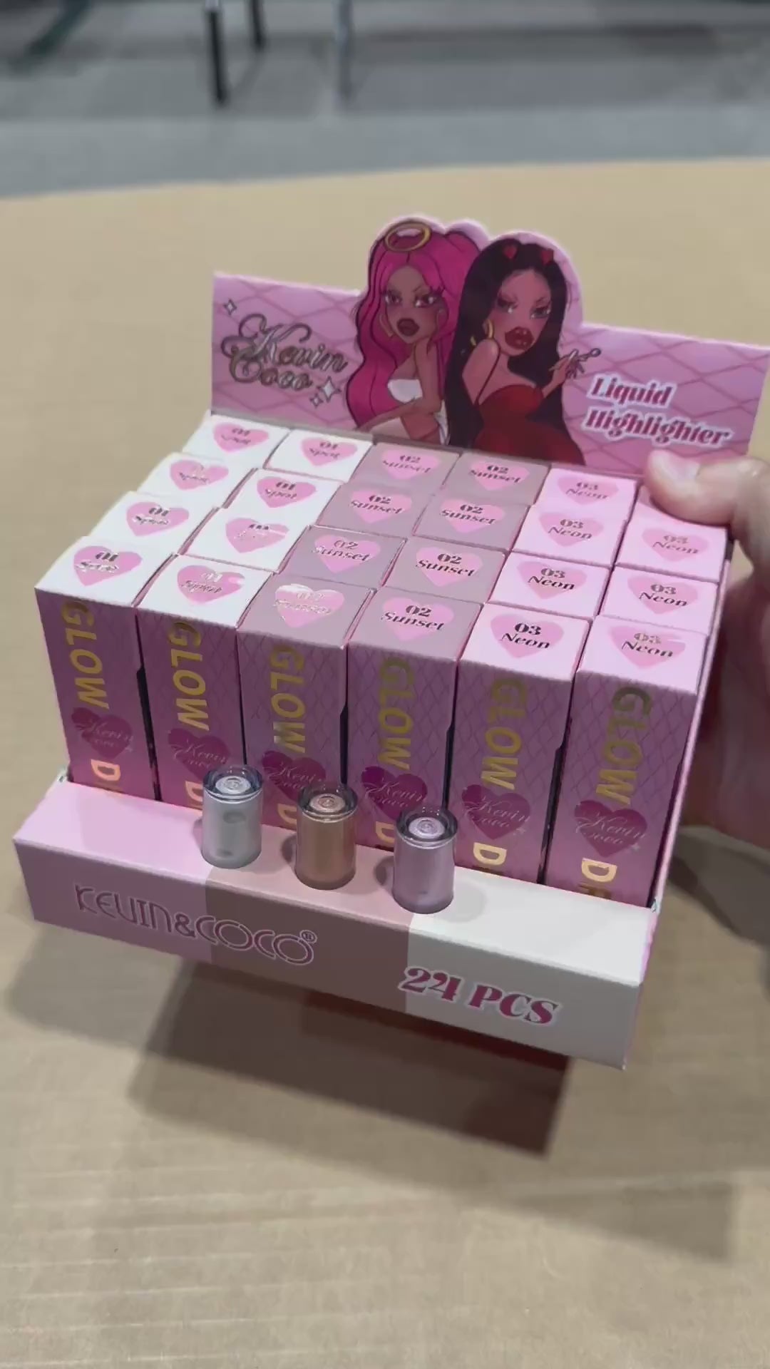 Iluminador Líquido Glow Drops Kevin & Coco | Cosméticos al por Mayor