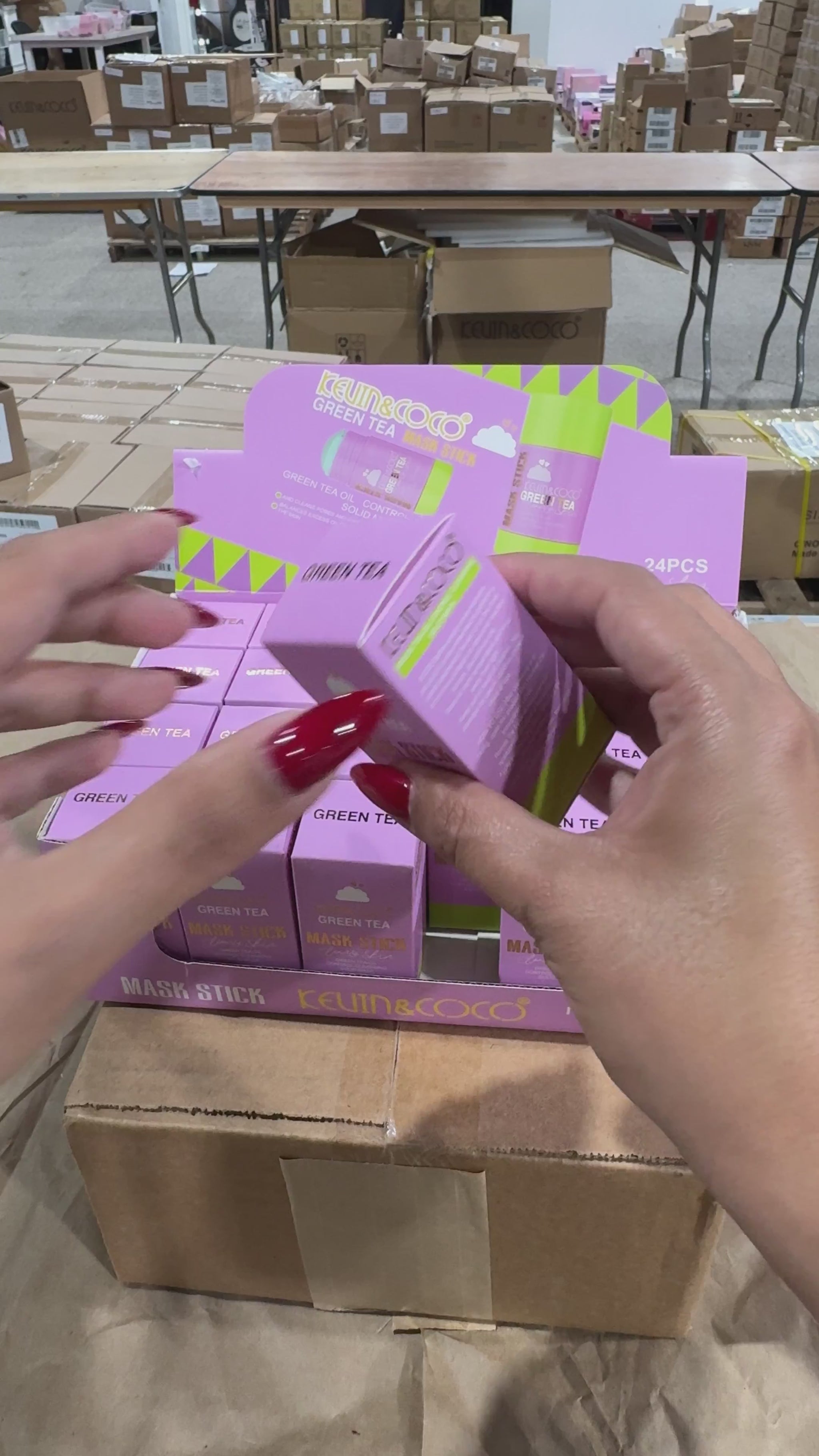 Mascarilla en Barra Té Verde Kevin & Coco | Cosméticos al por Mayor