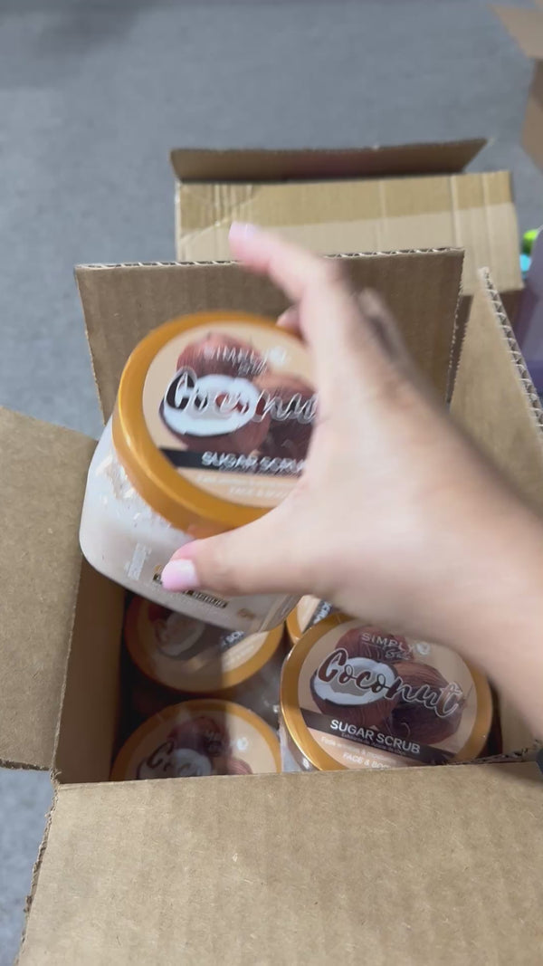 Exfoliante de Coco con Azúcar Simply Bella | Cosméticos al por Mayor