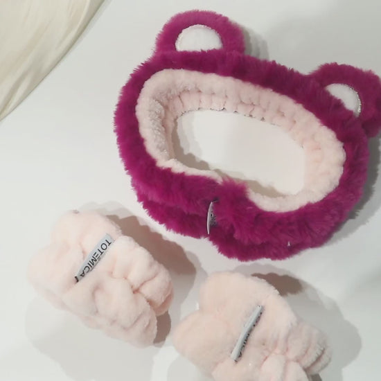 Spa Diadema y Muñequera Bear Totemica | Cosméticos al por mayor