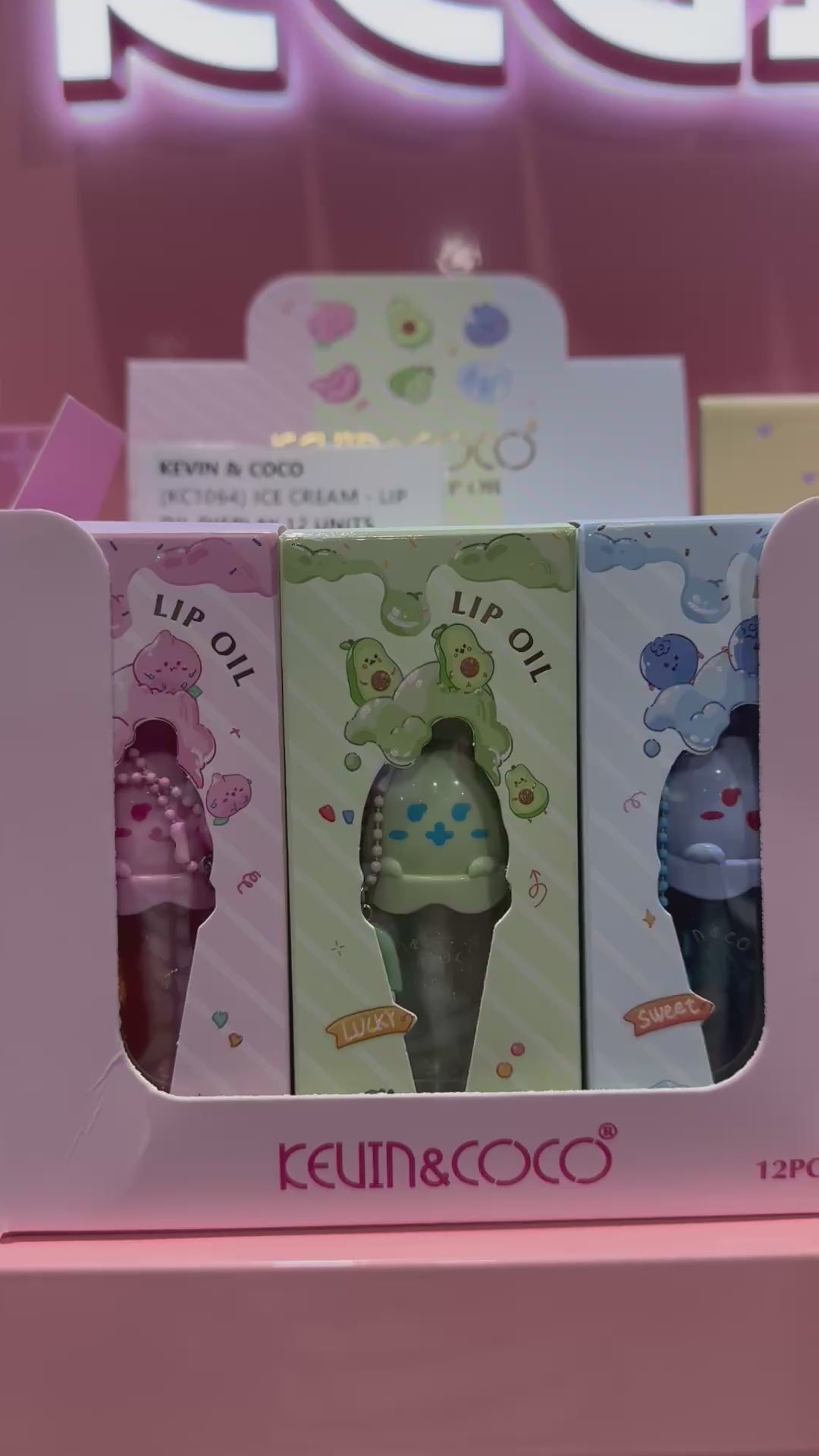 Aceite Labial Ice Cream - Kevin & Coco | Cosméticos al por Mayor