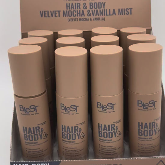 Spray Corporal y Capilar Velvet Mocha Blest | Cosméticos al por Mayor