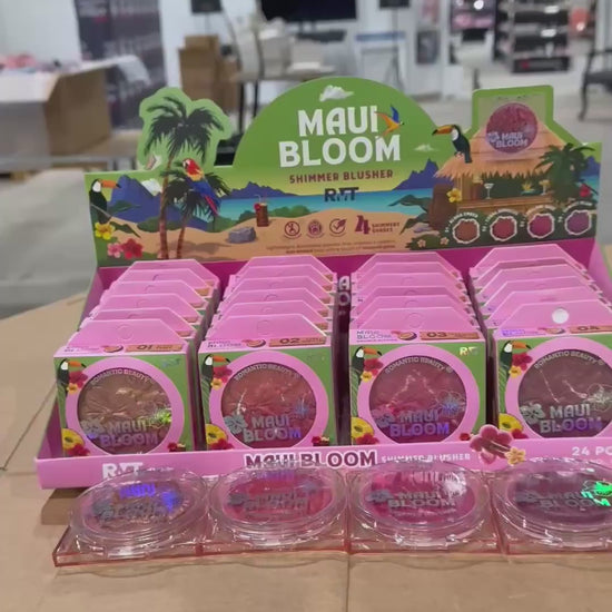 Rubor Shimmer Maui Bloom - Romantic Beauty | Cosméticos al por Mayor