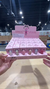 Brillo Labial Flower Vase Kevin & Coco - Venta al por Mayor Display 24 Unidades (KC1162)