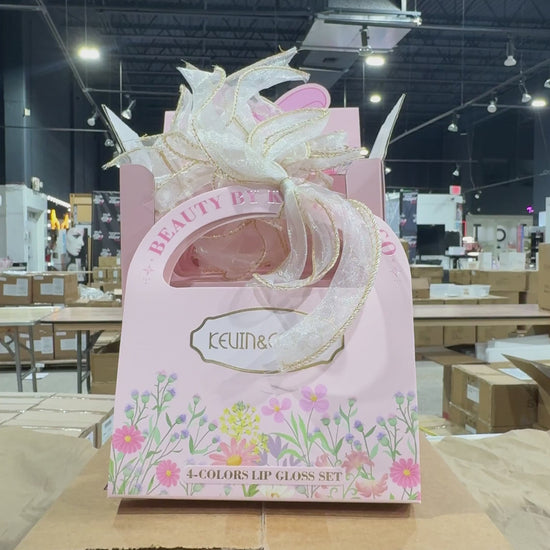 Set de 4 Brillos de Labios Kevin & Coco | Cosméticos al por Mayor