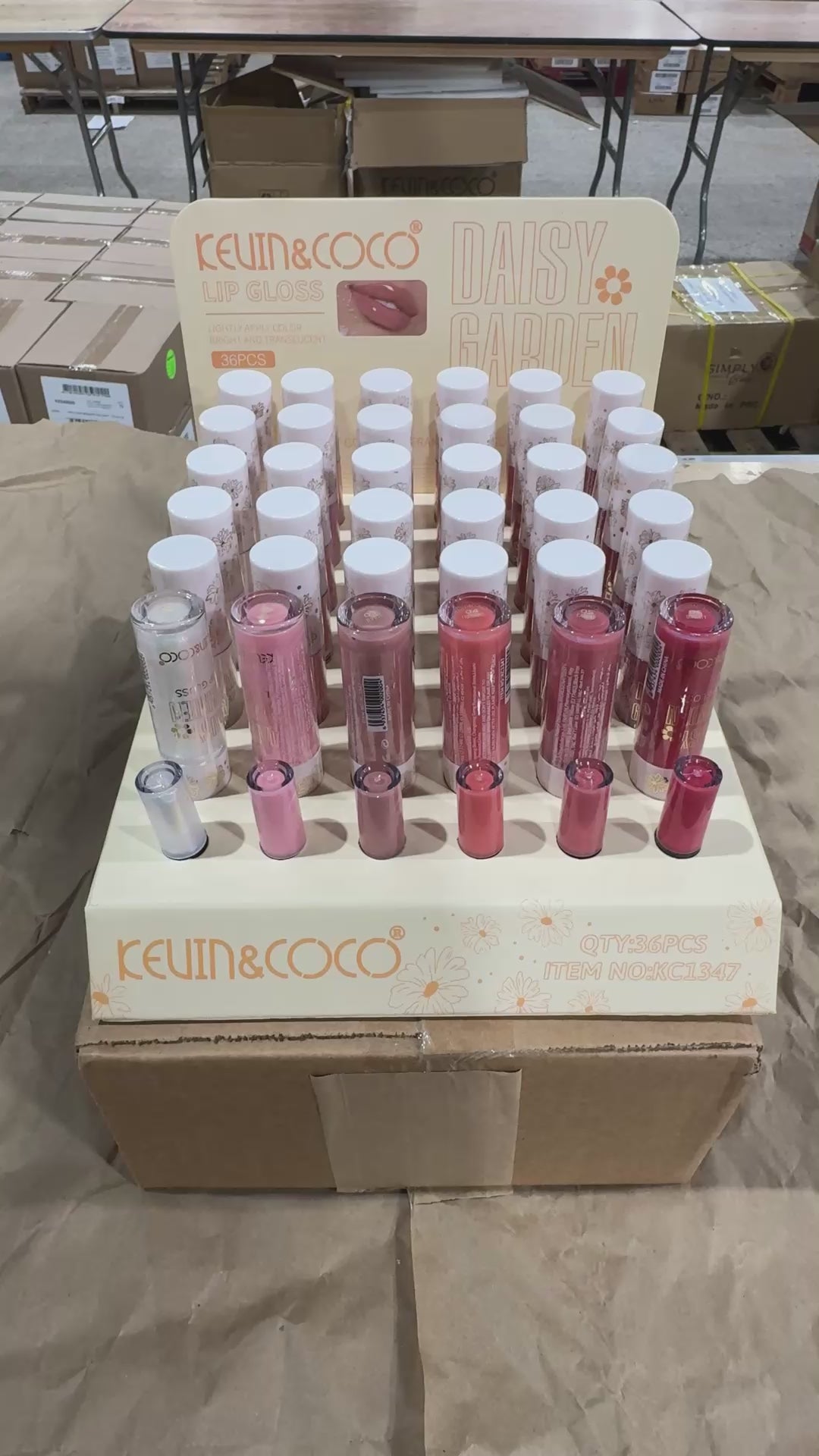 Brillo de Labios Daysi Garden Kevin & Coco | Cosméticos al por Mayor