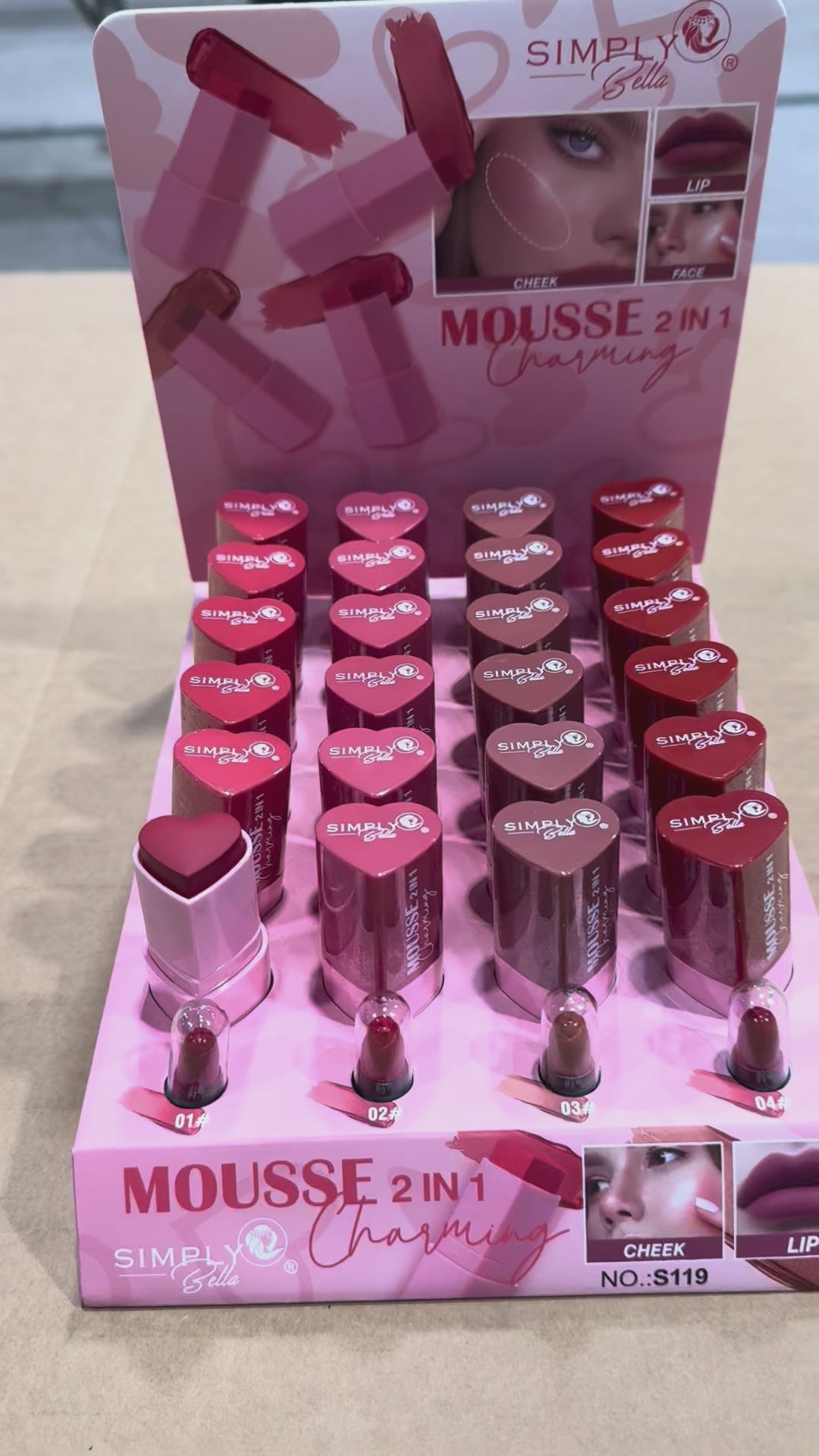 Mousse 2 en 1 Charming - Simply Bella | Cosméticos al por Mayor