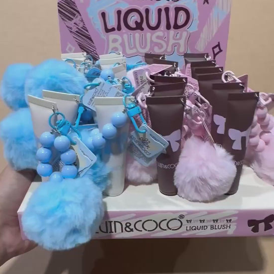 Rubor Líquido Bow con llavero Kevin & Coco | Cosméticos al por Mayor