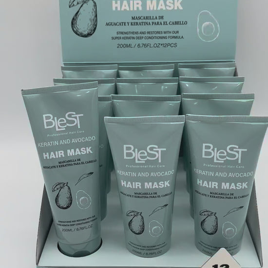 Mascarilla Capilar de Queratina - Blest | Cosméticos al por Mayor