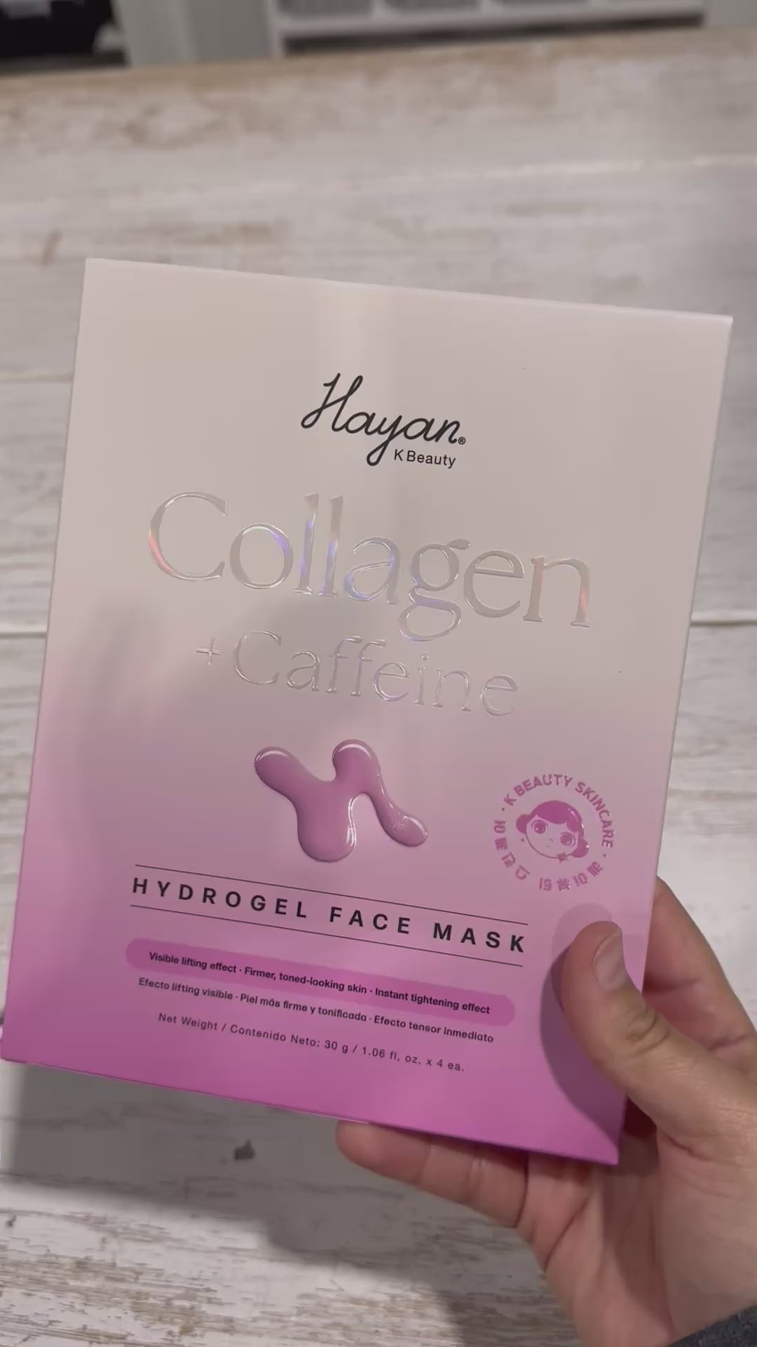 Mascarilla Collagen+Caffeine Hayan Cosmetics | Cosméticos al por Mayor