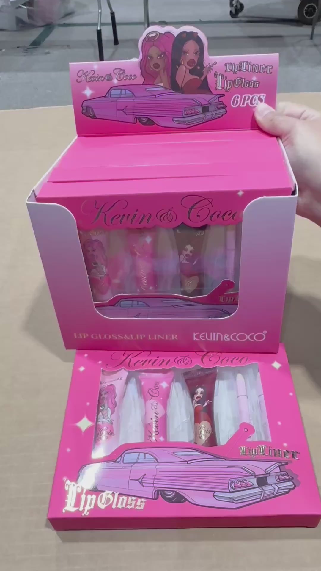 Sets de Brillo y Delineador - Kevin & Coco | Cosméticos al por Mayor