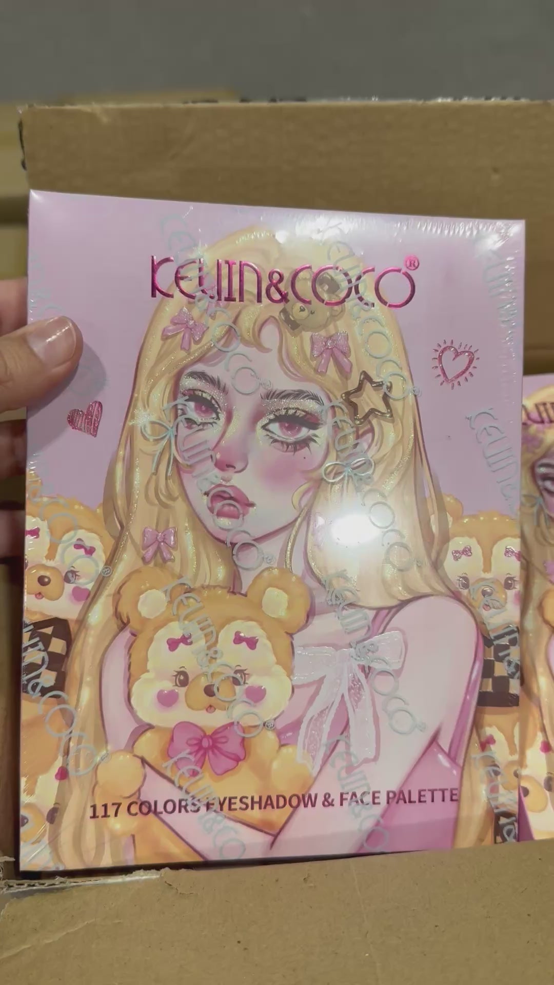 Paleta de Sombra de Ojos Teddy Bear Girl | Cosméticos al por Mayor