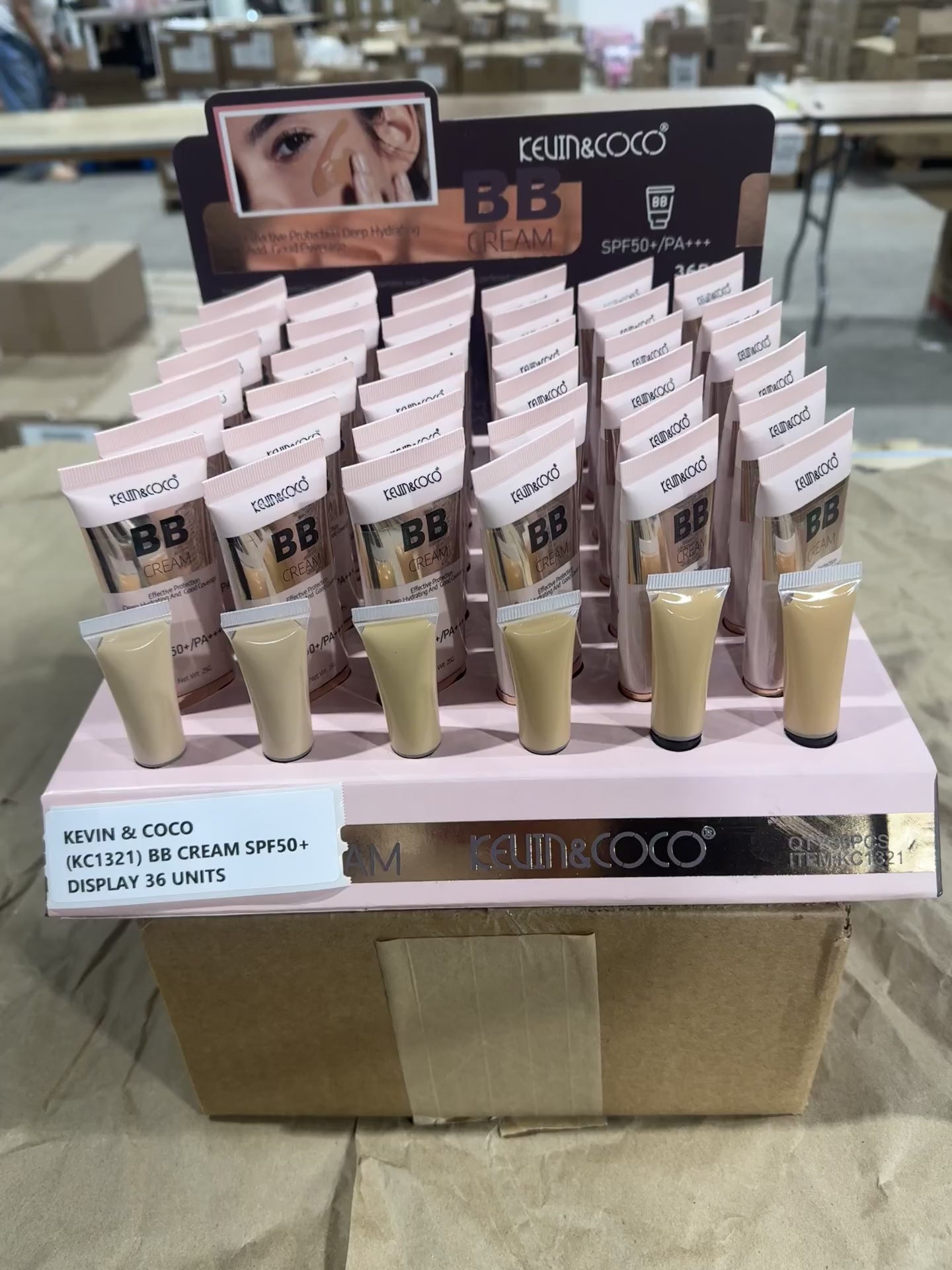 Base en Crema BB con SPF 50+ Kevin & Coco | Cosméticos al por Mayor