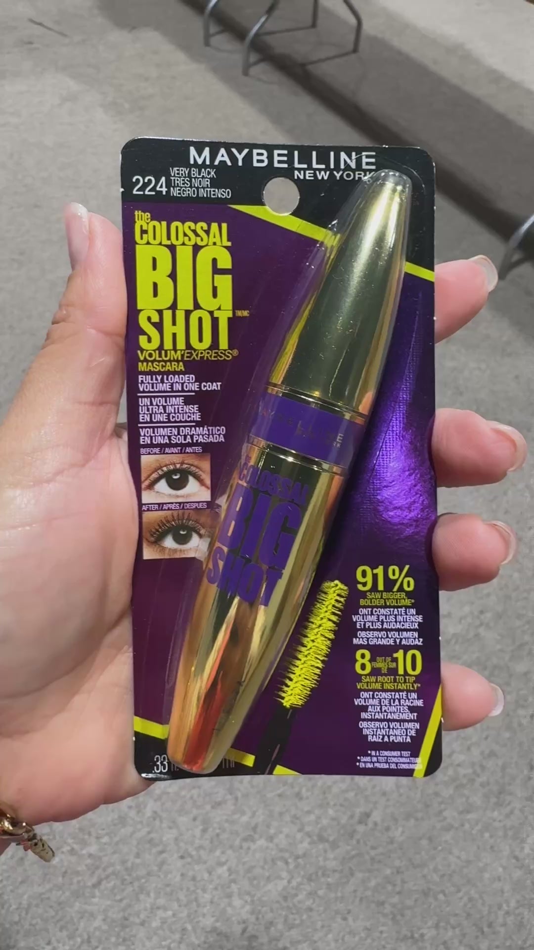 Máscara de Pestañas Volum Express Maybelline | Cosméticos al por Mayor