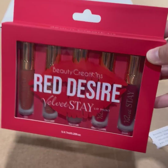 Sets de Brillos de Labios Velvet Stay | Cosméticos al por Mayor