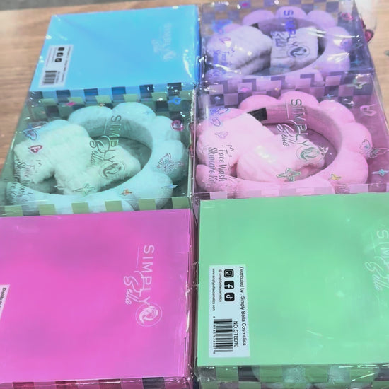Sets Diadema y Muñequera de Spa Simply Bella | Cosméticos al por Mayor