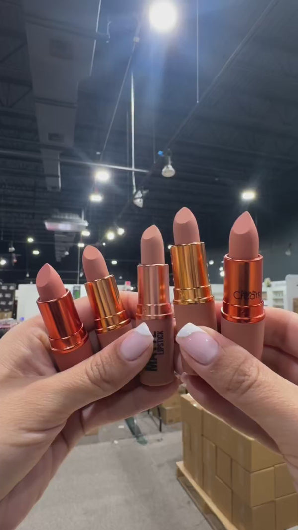 Lápiz labial Mate Five Bare Beauty Creations | Cosméticos al por Mayor