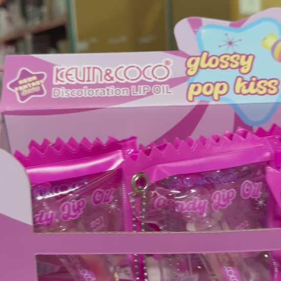 Aceite Labial Glossy Pop Kiss Ph Kevin & Coco | Cosméticos al por Mayor