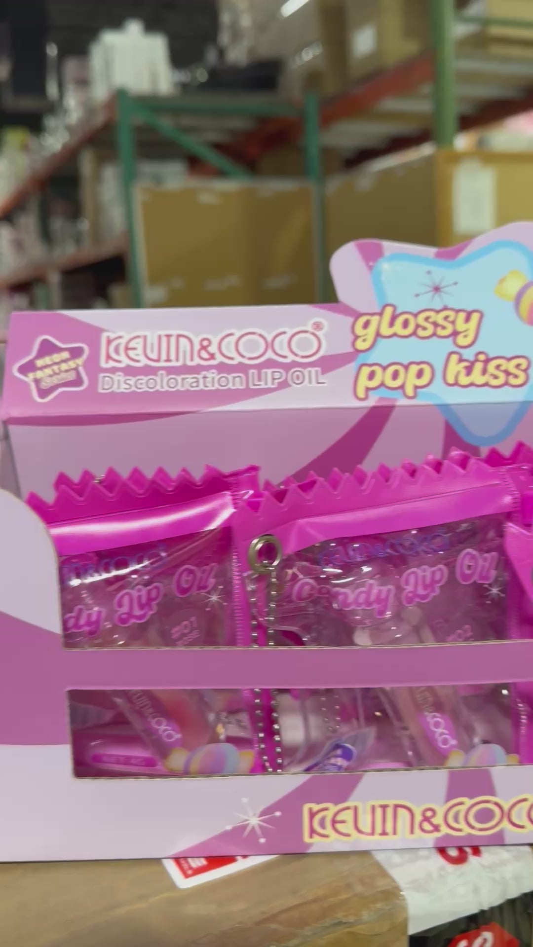 Aceite Labial Glossy Pop Kiss Ph Kevin & Coco | Cosméticos al por Mayor