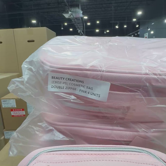 Cosmetiquera Doble Cremallera Beauty Creations | Cosméticos al por Mayor