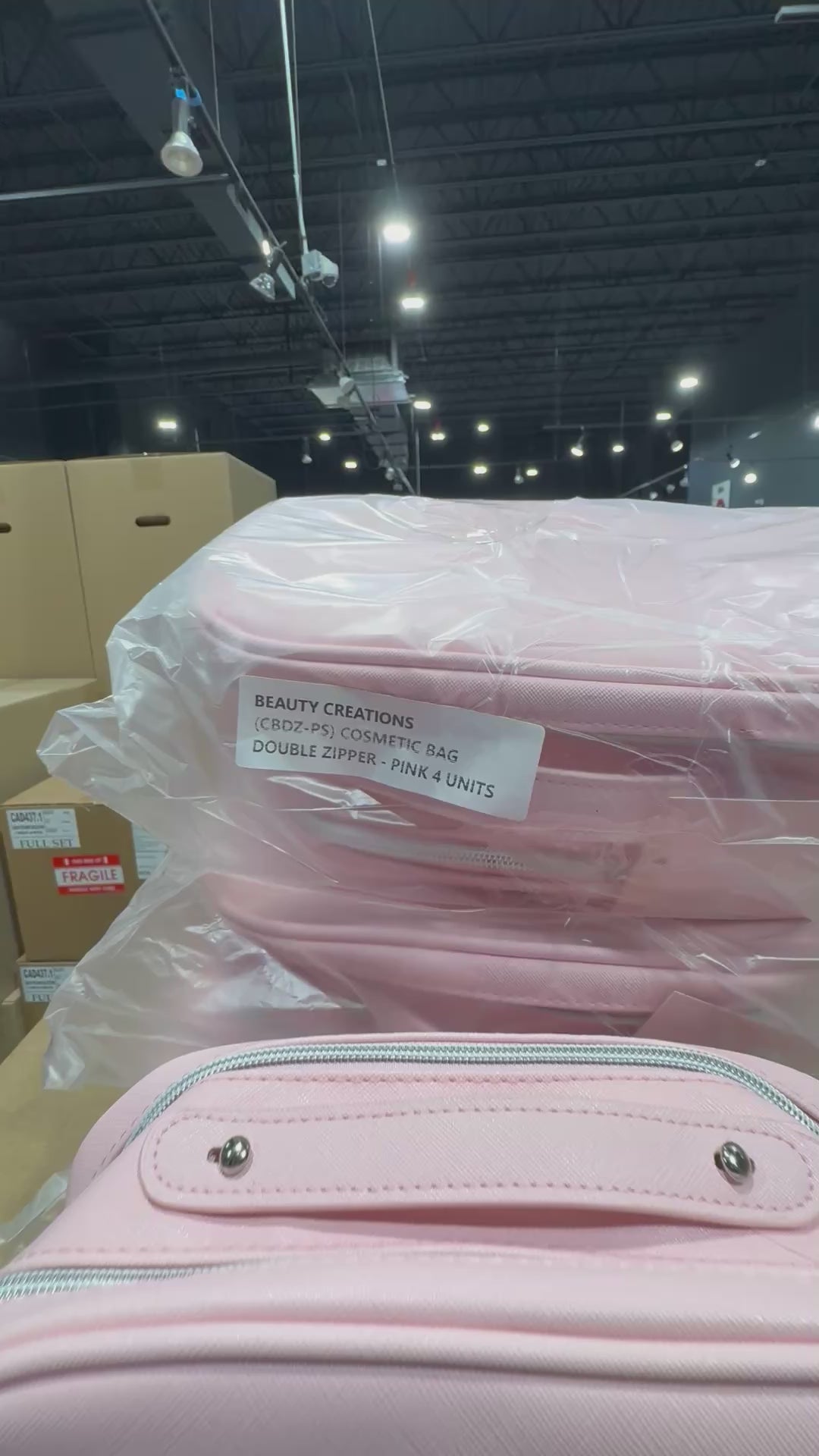 Cosmetiquera Doble Cremallera Beauty Creations | Cosméticos al por Mayor