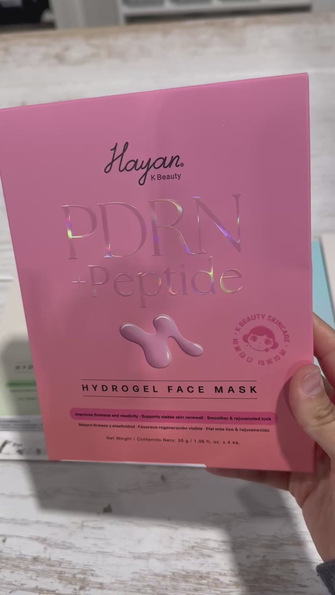 Mascarilla Hidrogel PDRN+Peptide Hayan Cosmetics | Cosméticos al por Mayor