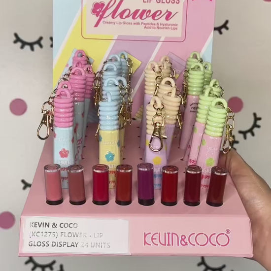 Brillo Labial Flower Kevin & Coco | Cosméticos al por Mayor