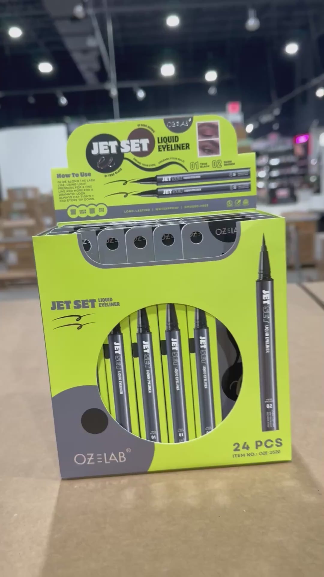 Delineador de Ojos Líquido Jet Set Oz Lab | Cosméticos al por Mayor