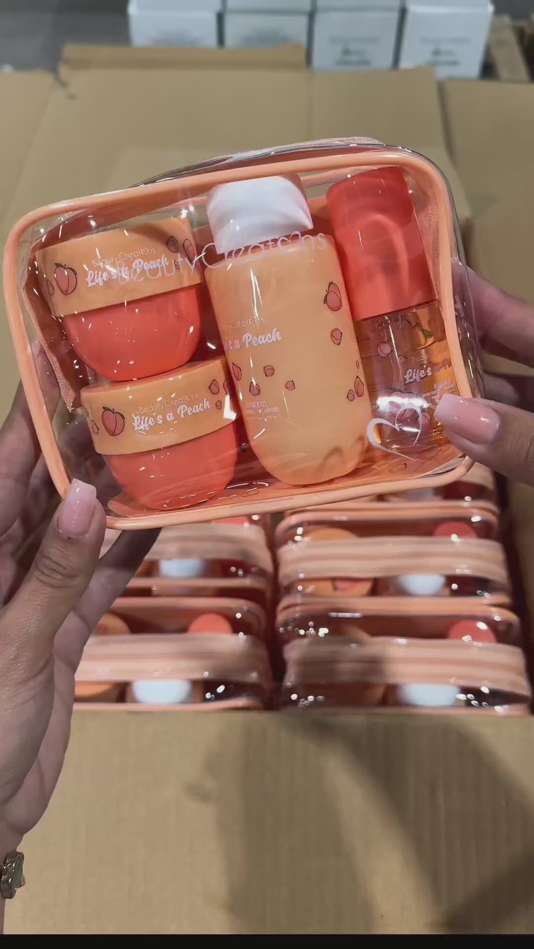 Kit de Viaje Sweet Dose Peach Beauty Creations | Cosméticos al por Mayor