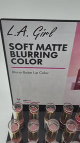 Lápiz Labial Matte Blurring Color L.A. Girl  | Cosméticos al por Mayor