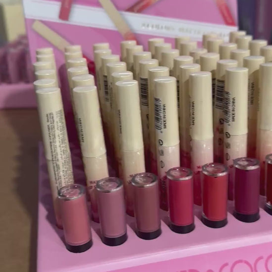 Brillo de Labios Mate en 8 Colores Kevin & Coco | Cosméticos al por Mayor