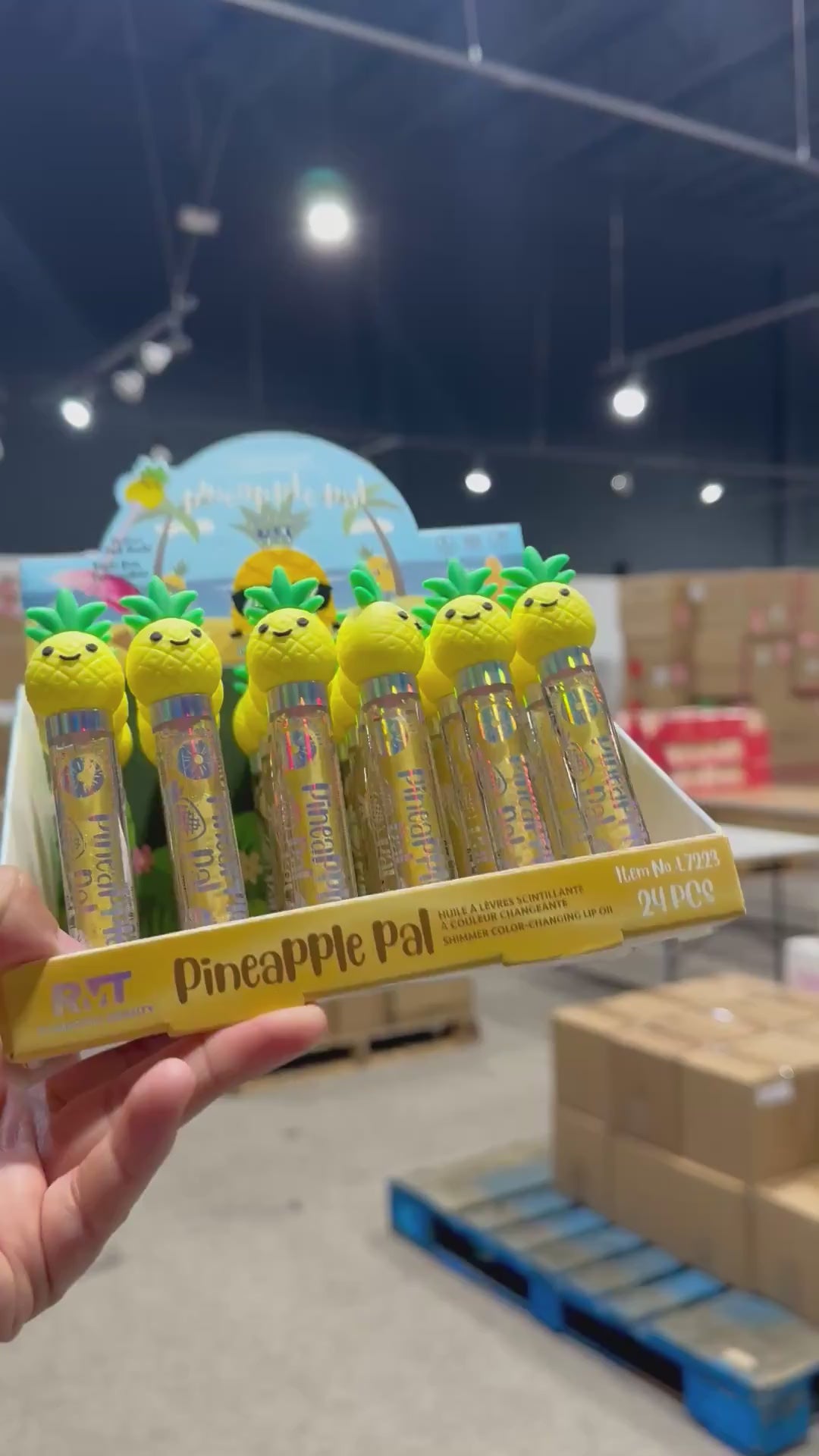 Aceite Labial Pineapple Pal Romantic Beauty | Cosméticos al por Mayor