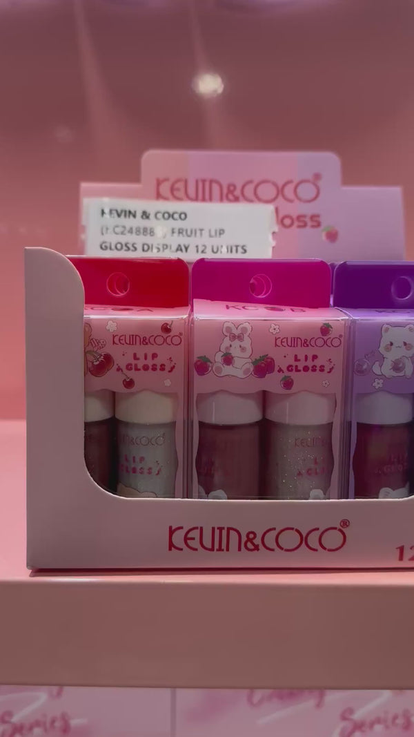 Brillo Labial de Frutas - Kevin & Coco | Cosméticos al por Mayor