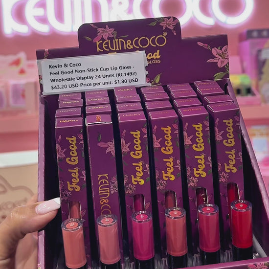 Brillo Labial Feel Good Non-Stick Kevin & Coco | Cosméticos al por Mayor