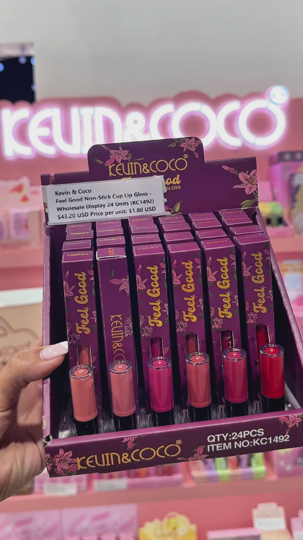 Brillo Labial Feel Good Non-Stick Kevin & Coco | Cosméticos al por Mayor