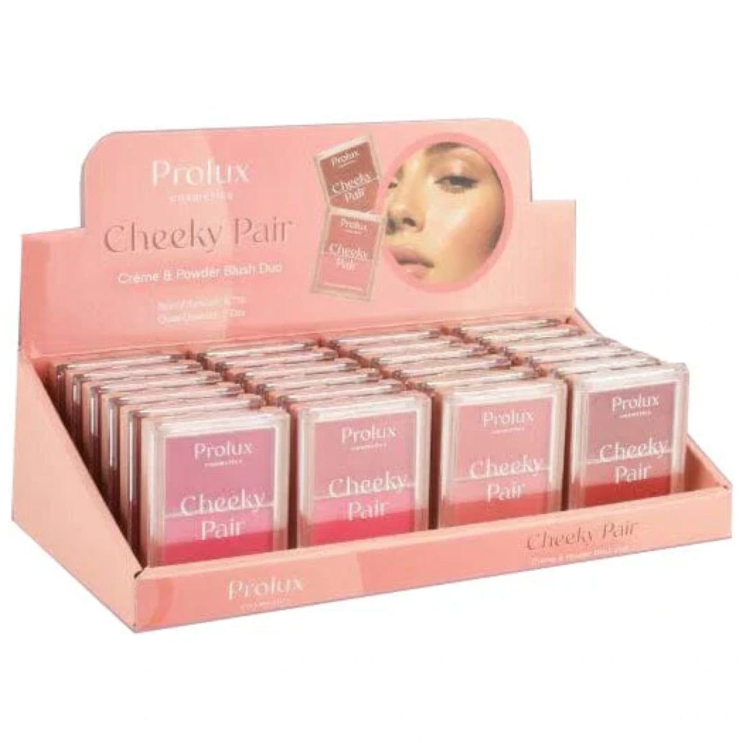 Dúo de Rubores Cheeky Pair - Prolux | Cosméticos al por Mayor