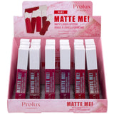 Labial Líquido Mate Reds Matte Me! Prolux | Cosméticos al por Mayor