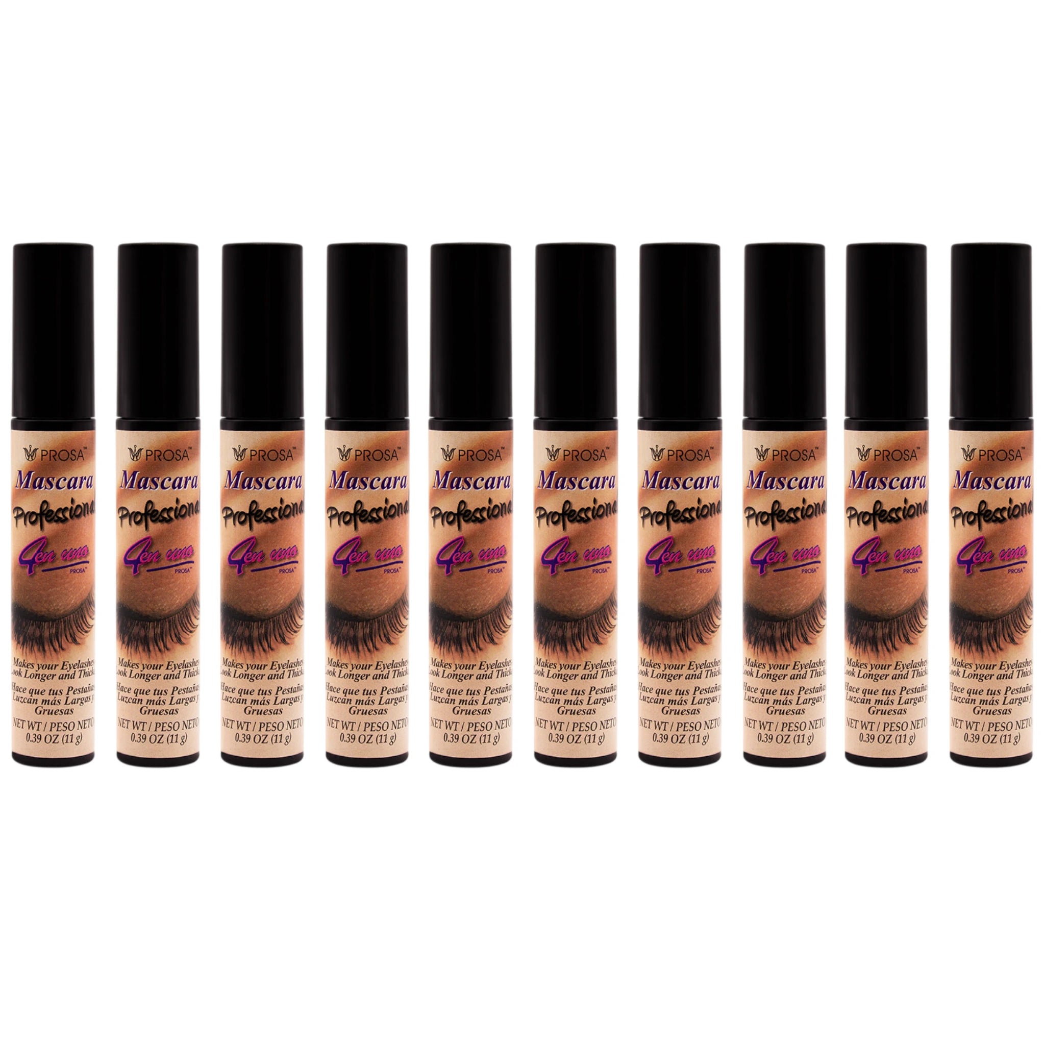 Máscara de Pestañas Profesional 4 en 1 Prosa | Cosméticos al por Mayor