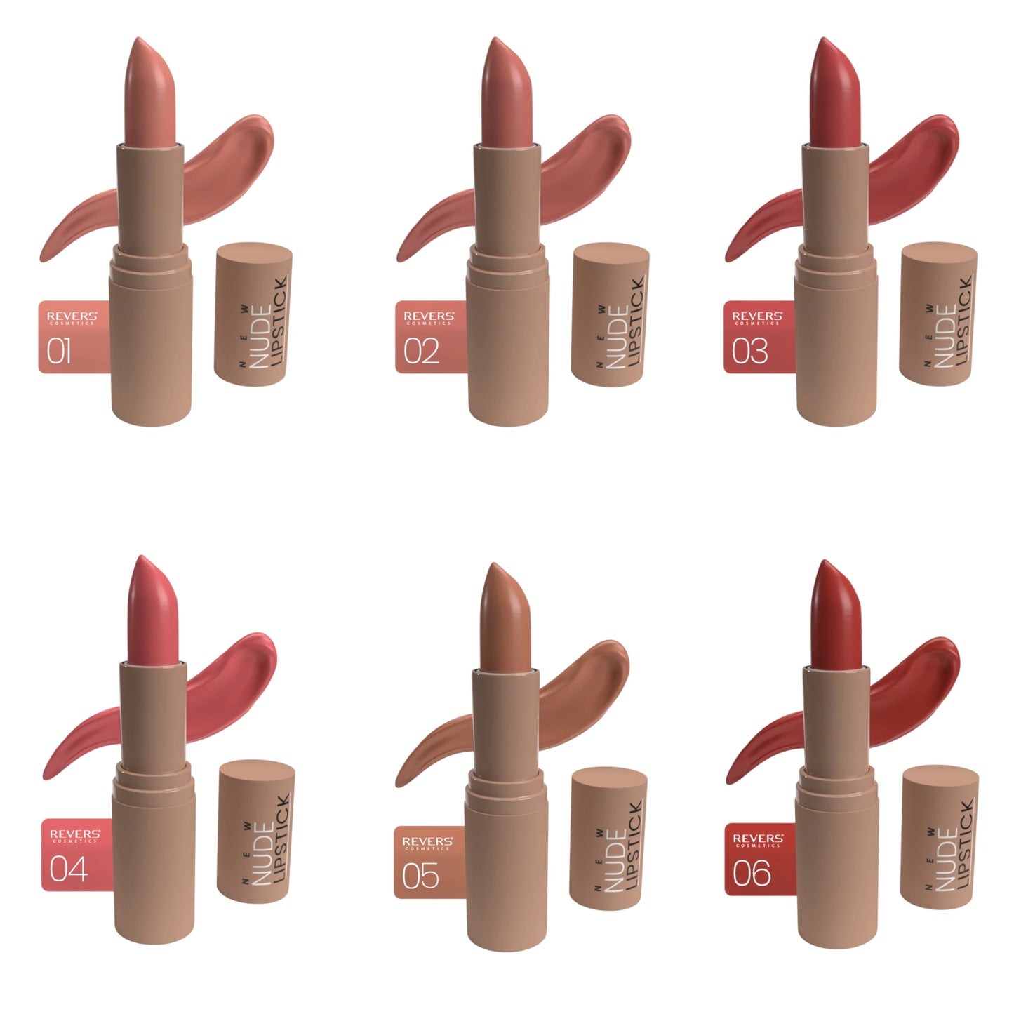 Lápiz Labial New Nude - Revers Cosmetics | Cosméticos al por Mayor