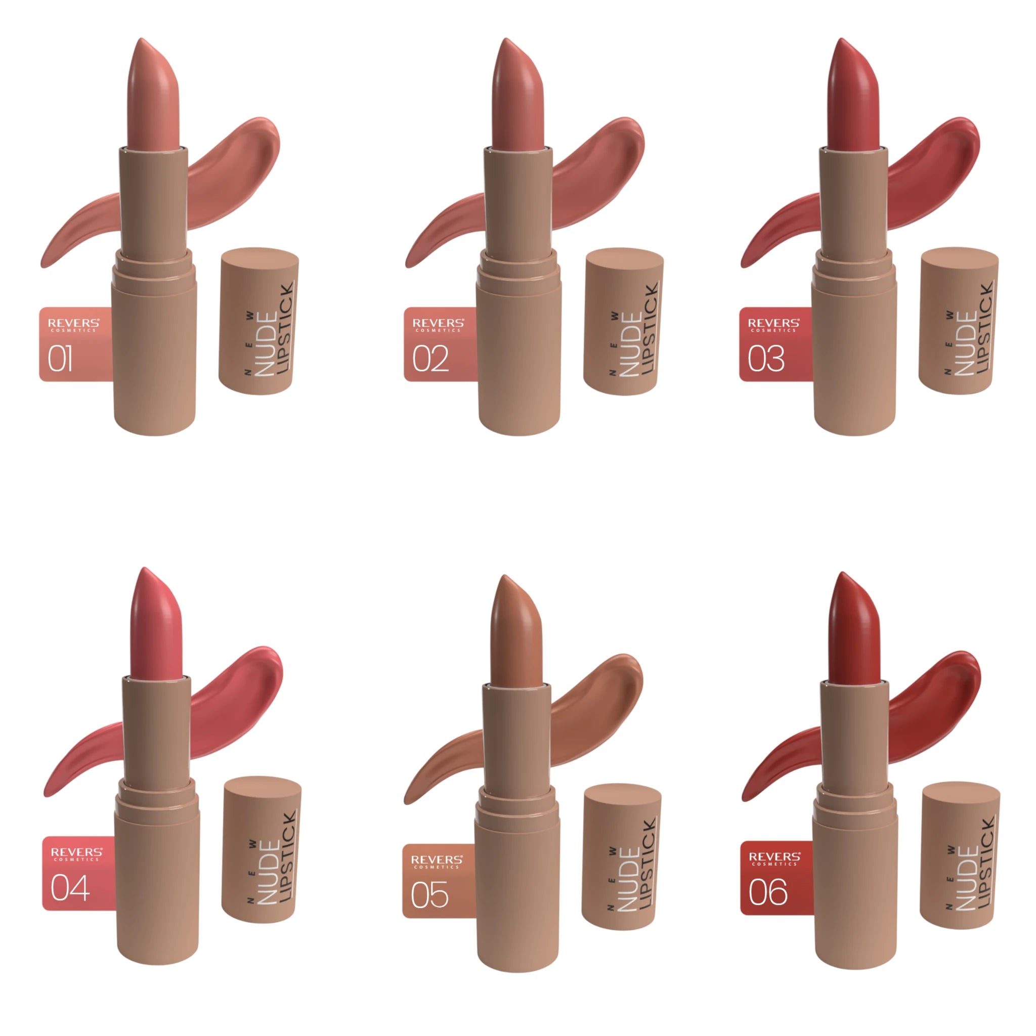 Lápiz Labial New Nude - Revers Cosmetics | Cosméticos al por Mayor
