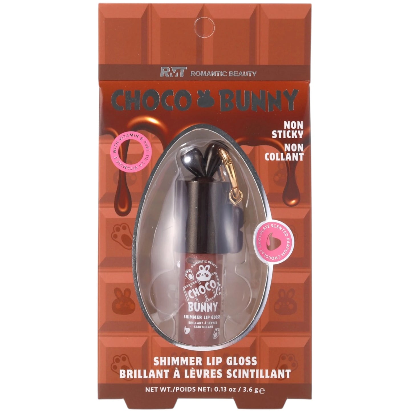 Brillo Labial Choco Bunny Romantic Beauty | Cosméticos al por Mayor