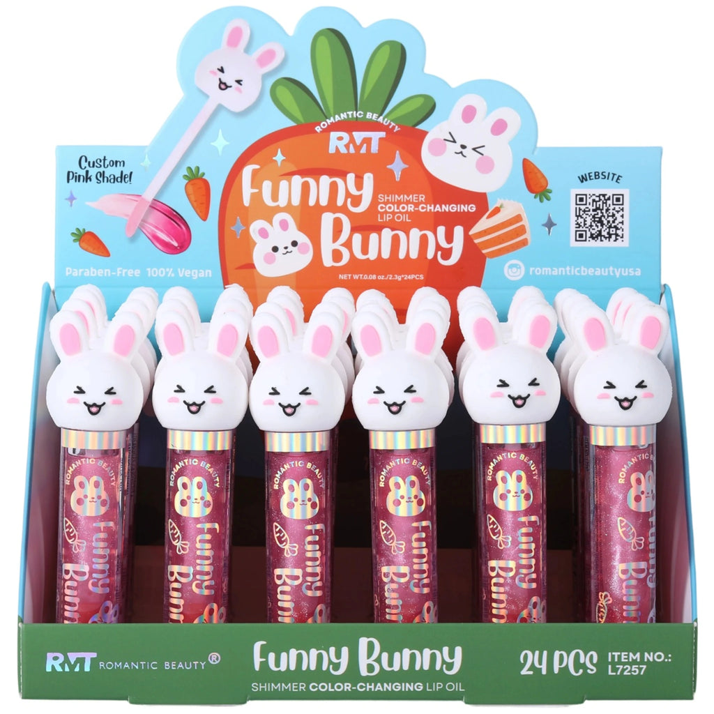Labial Brillante Funny Bunny Romantic Beauty | Cosméticos al por Mayor