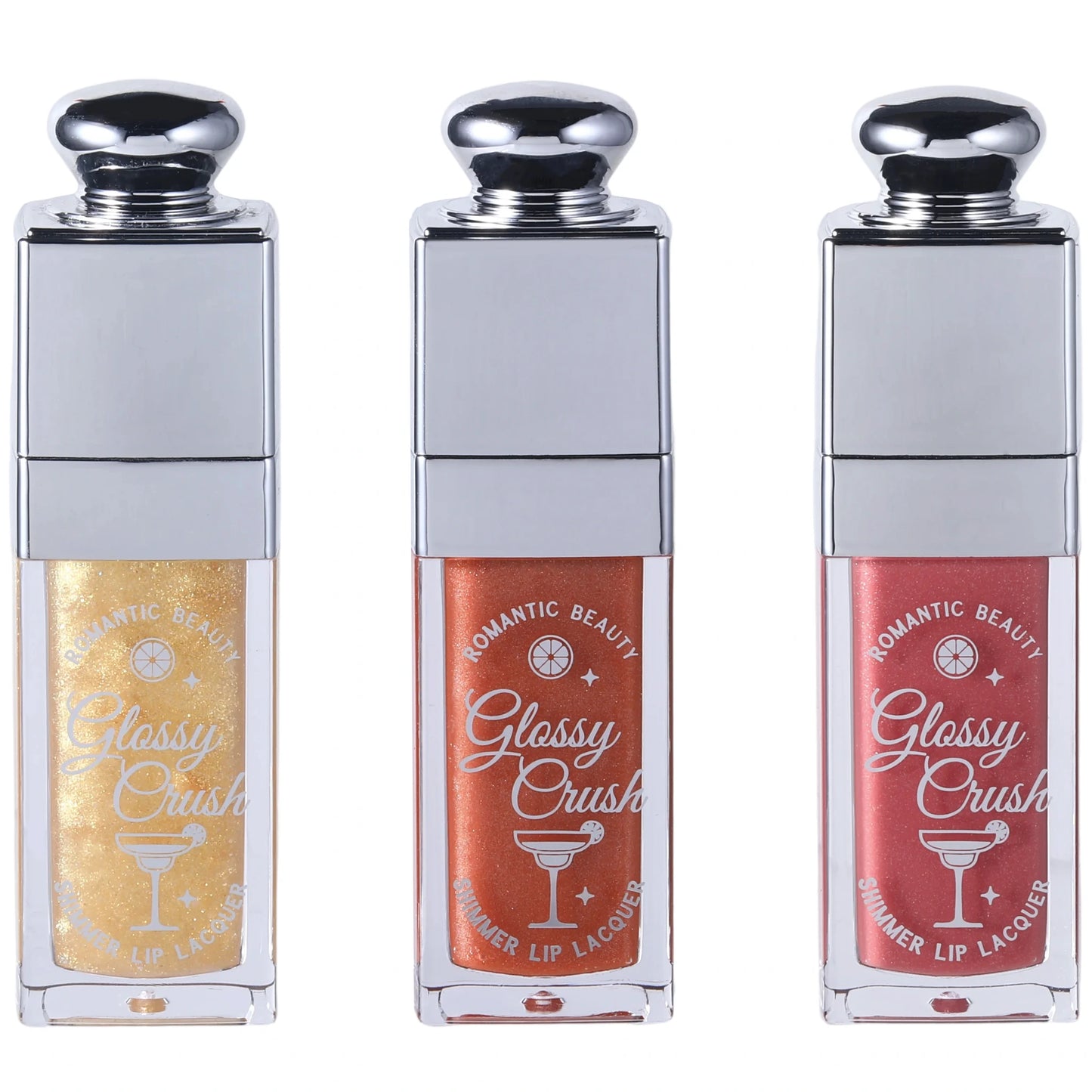 Brillo Glossy Crush Shimmer Romantic Beauty | Cosméticos al por Mayor