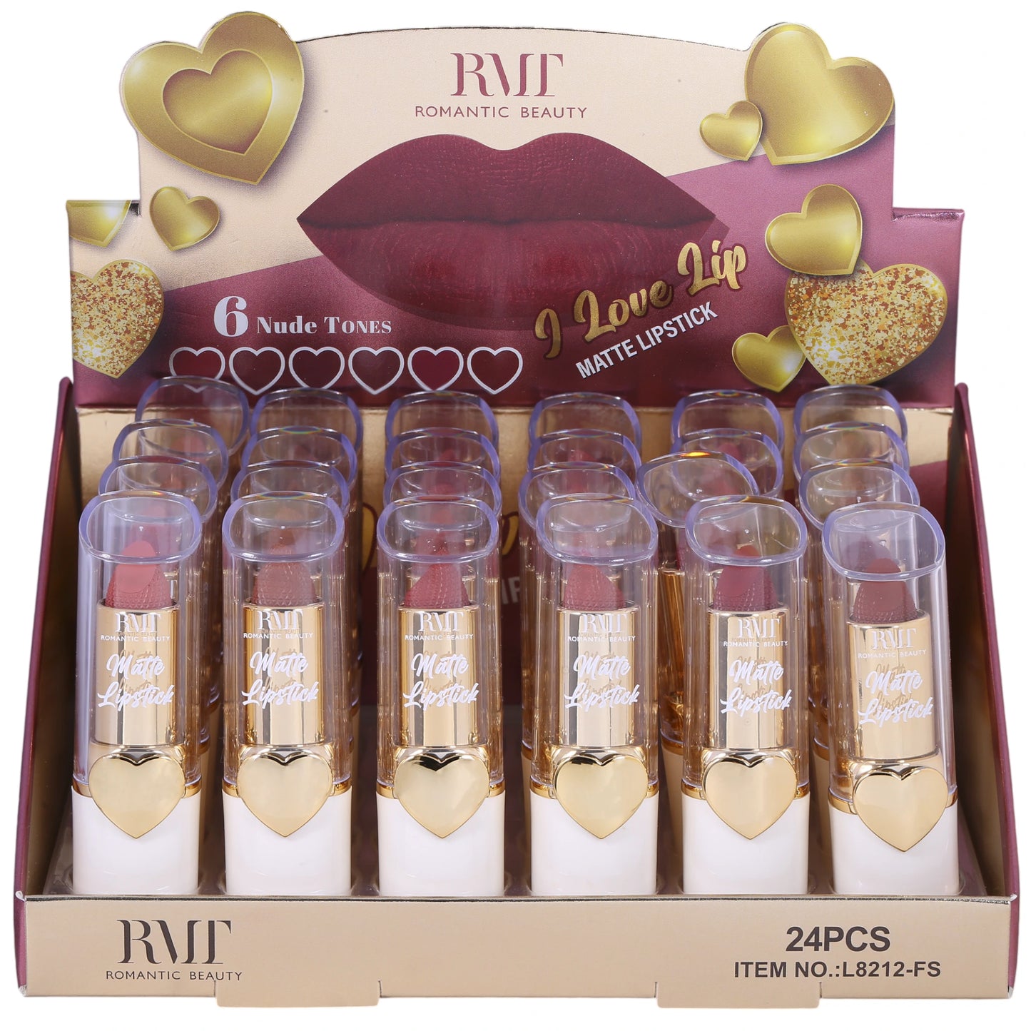 Lápiz Labial Mate I Love Lip Romantic Beauty | Cosméticos al por Mayor