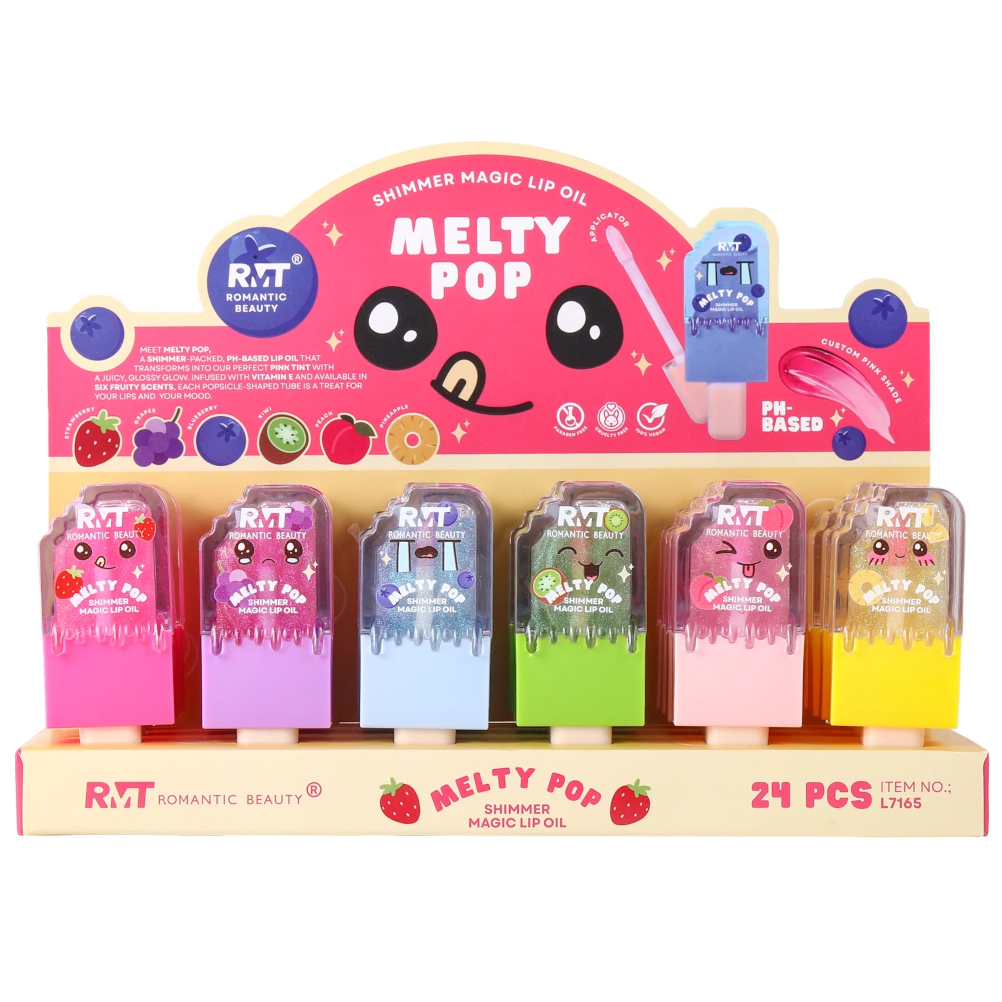 Aceite Labial Mágico Melty Romantic Beauty | Cosméticos al por Mayor