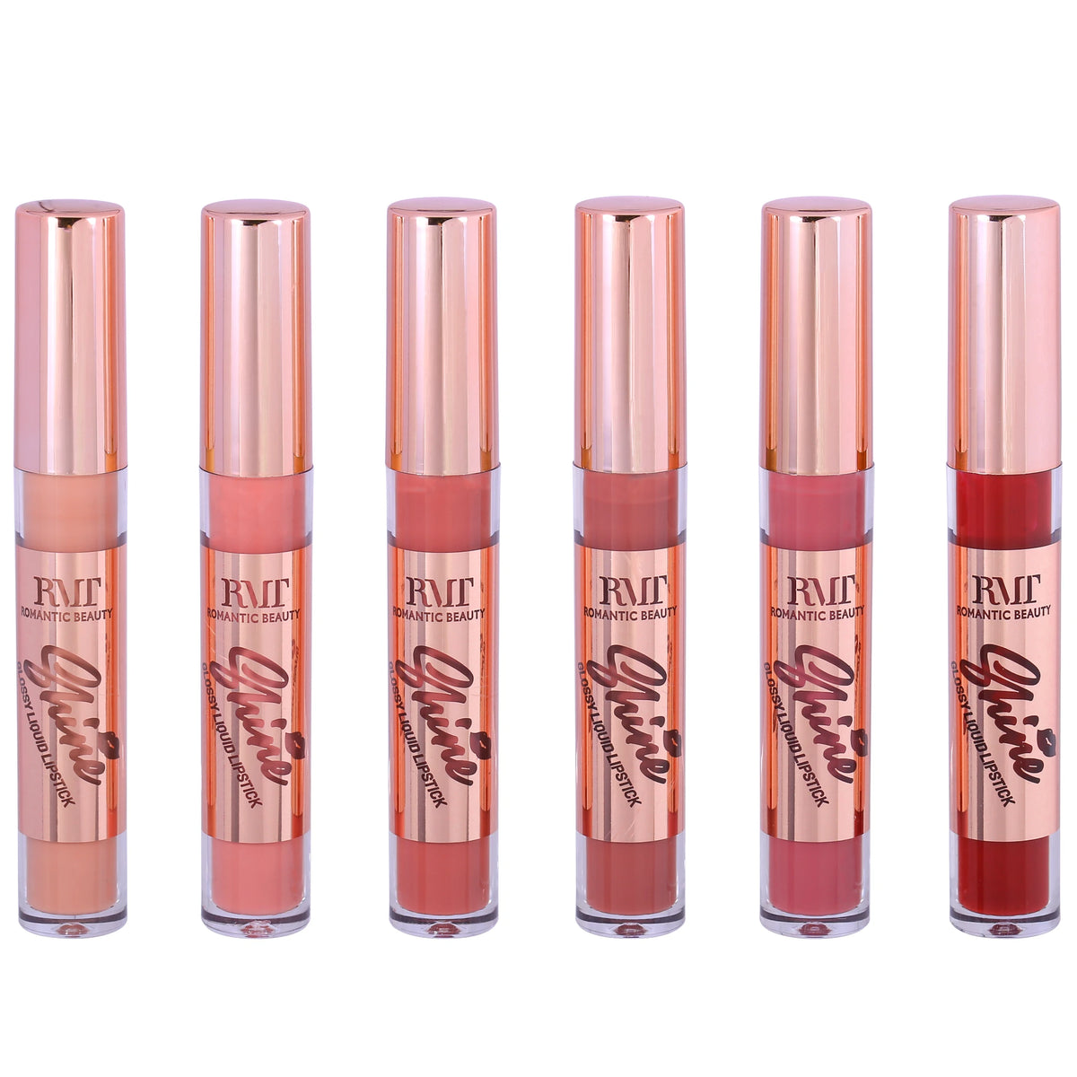 Labial Líquido Shine Nude Romantic Beauty | Cosméticos al por Mayor