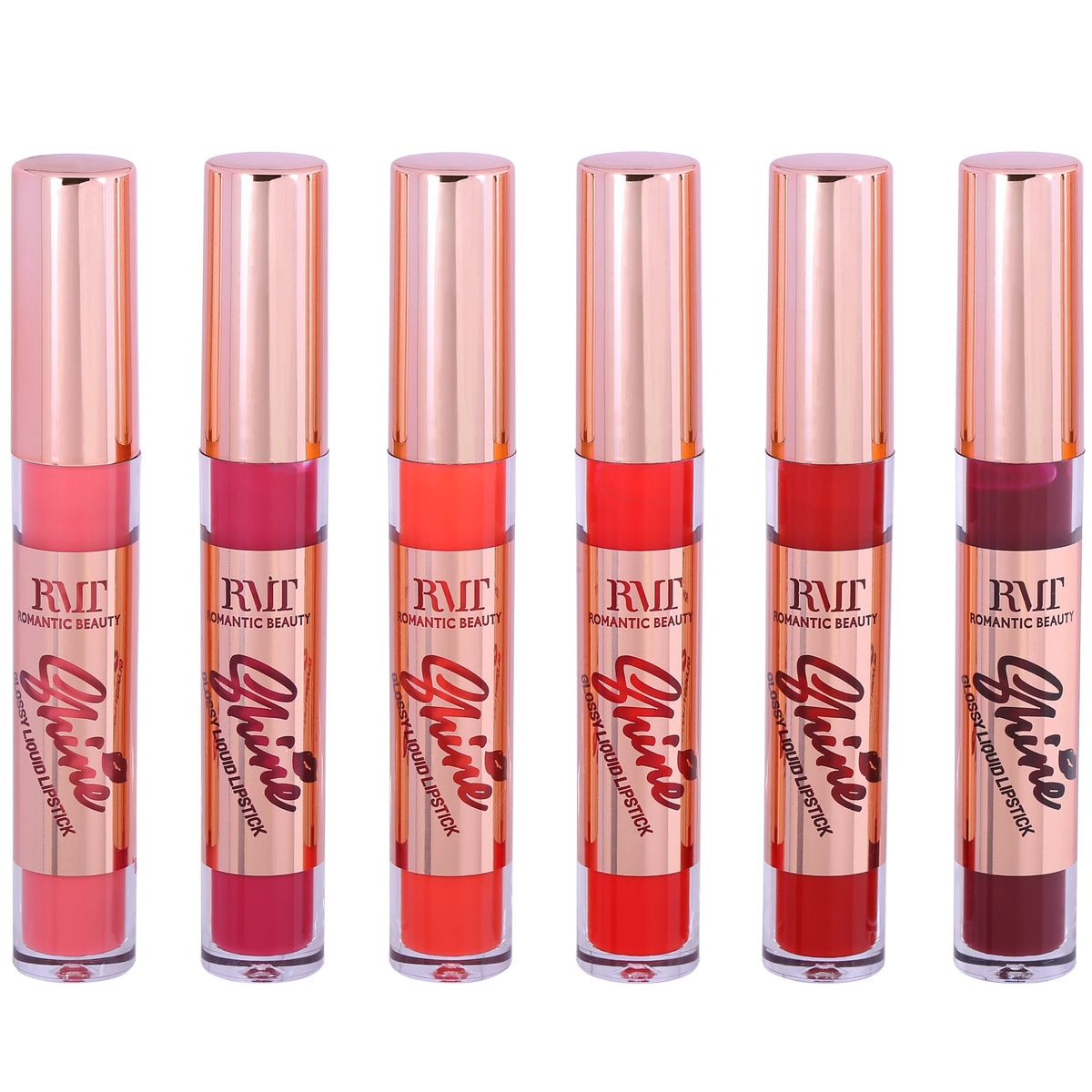 Labial Líquido Tono Rojo Romantic Beauty | Cosméticos al por Mayor